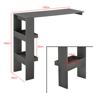 Bartisch Bromölla 120x45x106 cm versch. Farben en.casa