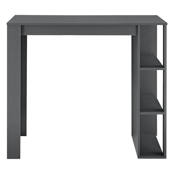 Bartisch Danderyd 120x60x106 cm mit 3 Ablagefächern [en.casa]