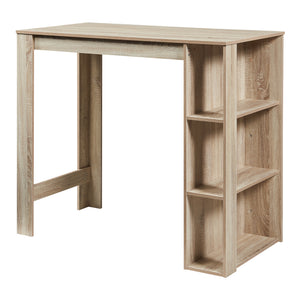 Bartisch Danderyd 120x60x106 cm mit 3 Ablagefächern [en.casa]