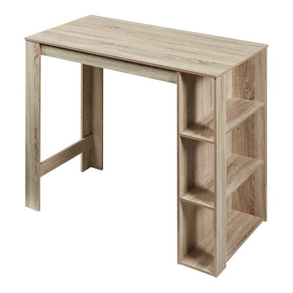 Bartisch Danderyd 120x60x106 cm mit 3 Ablagefächern [en.casa]