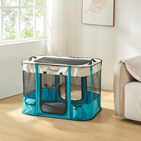 Haustier-Laufstall Mörbylånga [en.casa]