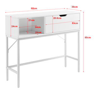 Konsolentisch Tranemo 92x30x80cm in versch. Farben [en.casa]