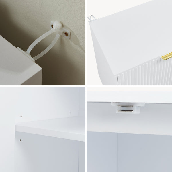 Beistellschrank Trondi 75 x 80 x 40 cm [en.casa]