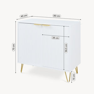 Beistellschrank Trondi 75 x 80 x 40 cm [en.casa]