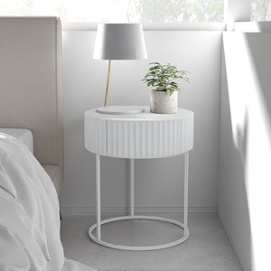 Beistelltisch Rill mit Schublade [en.casa]