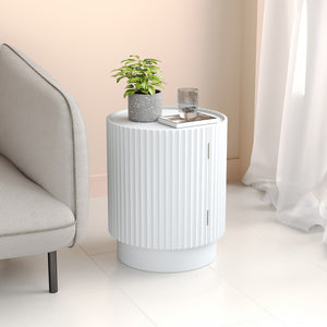 Beistelltisch Rill mit Tür [en.casa]