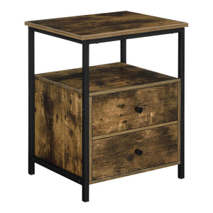 Beistelltisch Alstahaug mit Schrankfächer 59x45x40cm [en.casa]