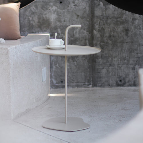 Outdoor-Metalltisch Calimera 56,5 x Ø 38 cm [casa.pro]