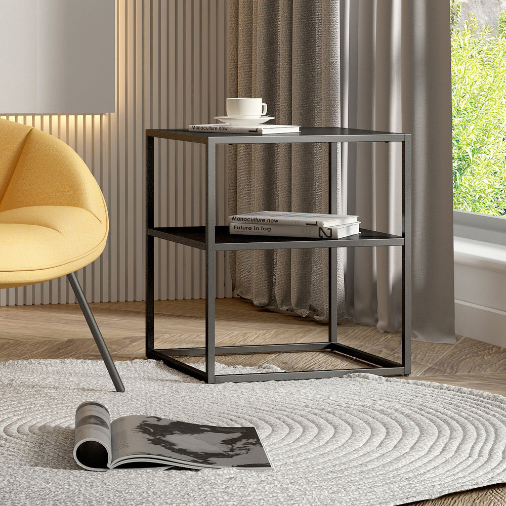 Beistelltisch Raahe mit Ablage in versch. Farben [en.casa] - premiumXL