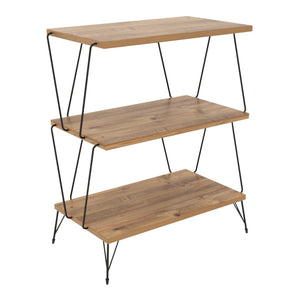 Beistelltisch Bamble mit Hairpinlegs 46x30x76cm in versch. Farben [en.casa]