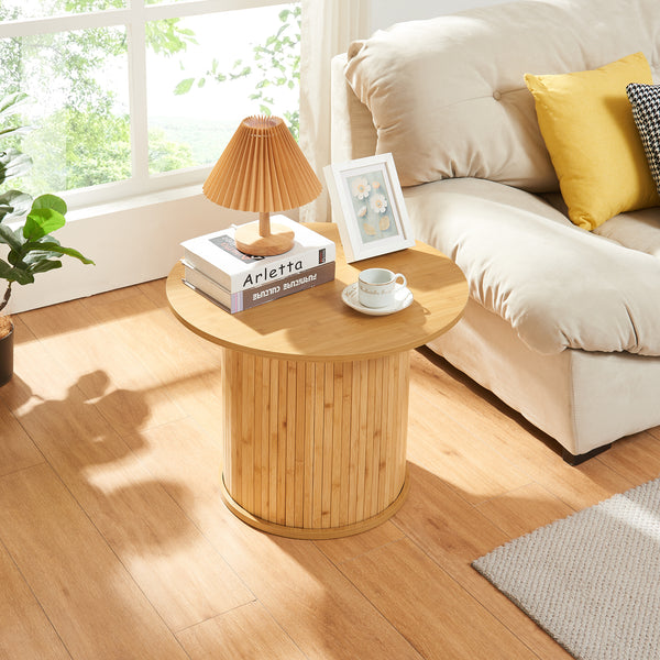 Beistelltisch Ledepid Natur [en.casa]