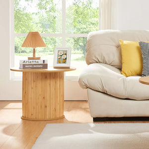 Beistelltisch Ledepid Natur [en.casa]