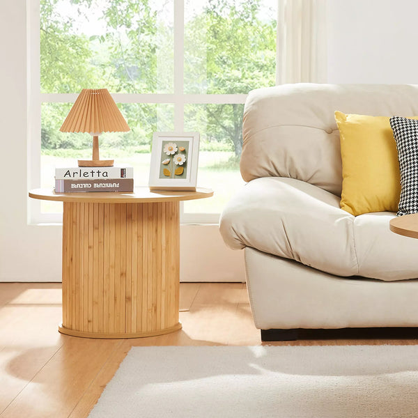 Beistelltisch Ledepid Natur [en.casa]