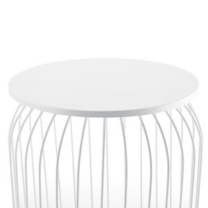 3er-Set Metallkorb Beistelltisch Amherst in versch. Farben en.casa