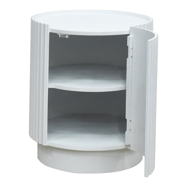 Beistelltisch Rill mit Tür [en.casa]