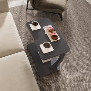 Beistelltisch Stattela C-förmig 59x35x56 cm [en.casa]