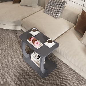 Beistelltisch Stattela C-förmig 59x35x56 cm [en.casa]