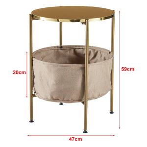 Beistelltisch Suonenjoki 59x47cm in versch. Farben [en.casa]