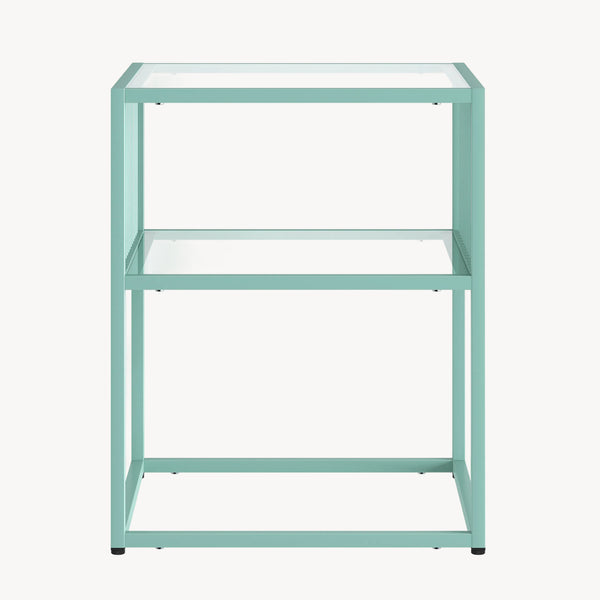 Beistelltisch Tronevn mit Glasplatte [en.casa]