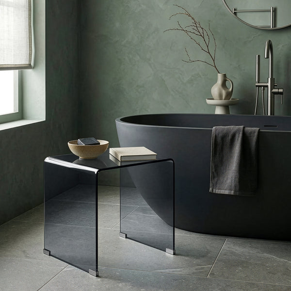 Beistelltisch Varlofrek Glas 50x50x50 cm [en.casa]