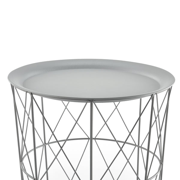 3er Set Metallkorb Beistelltisch Worcester en.casa