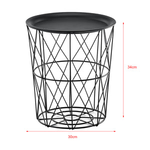3er Set Metallkorb Beistelltisch Worcester en.casa