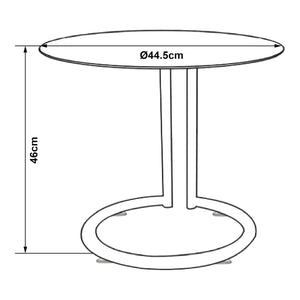 Beistelltisch Ylivieska [en.casa]