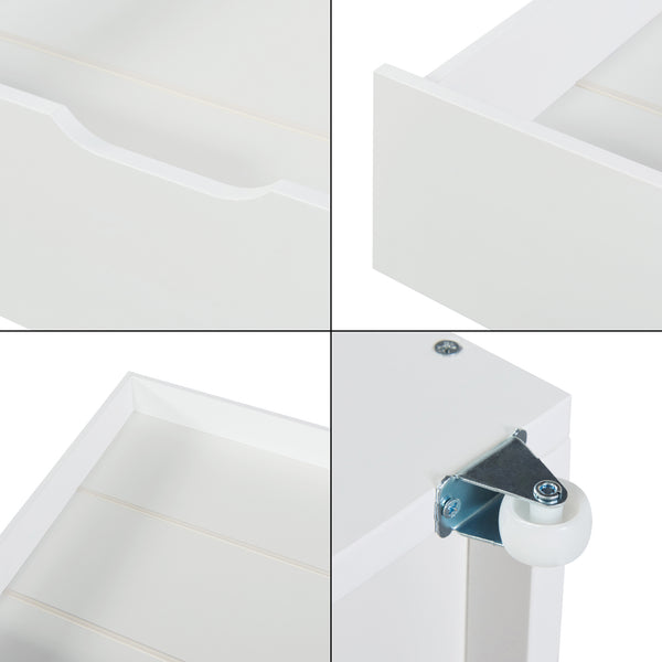 Bettkasten 2er Set Ydre Weiß [en.casa]