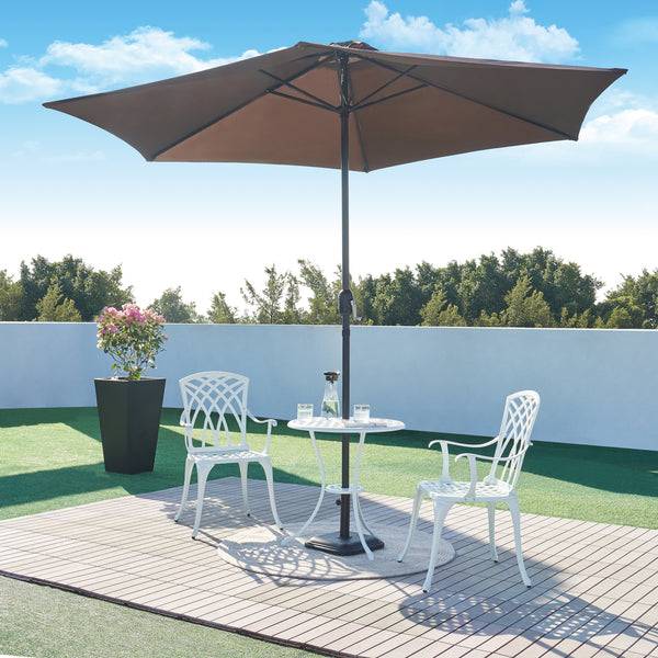 Bistro-Set Vena 3-tlg. Aluminiumguss [casa.pro]