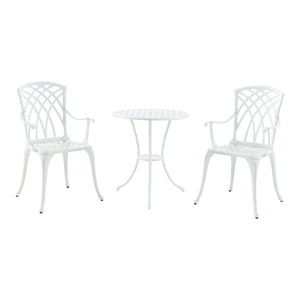 Bistro-Set Vena 3-tlg. Aluminiumguss [casa.pro]