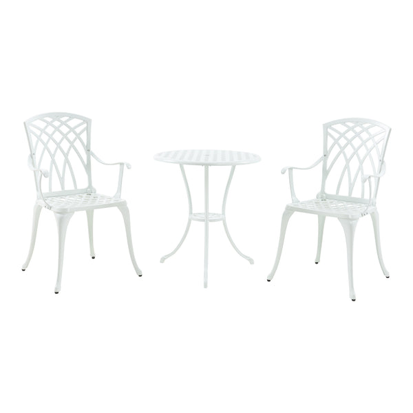 Bistro-Set Vena 3-tlg. Aluminiumguss [casa.pro]