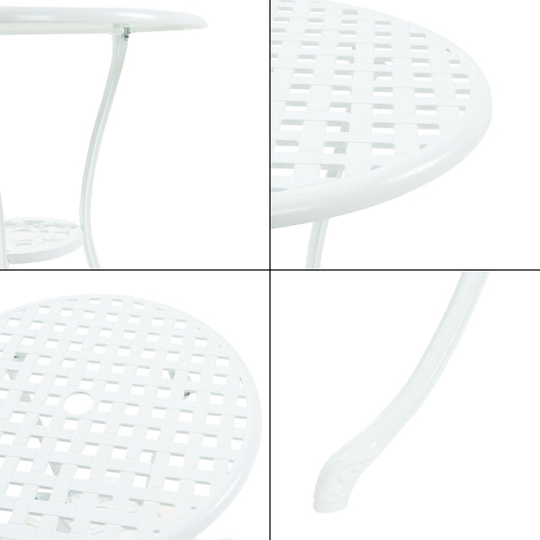 Bistro-Set Vena 3-tlg. Aluminiumguss [casa.pro]