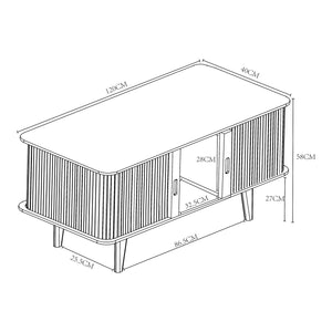 TV Schrank Tysvær [en.casa]