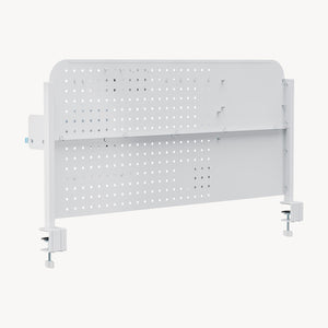 Schreibtisch-Organizer zum Anklemmen Sauda 114x68 cm Stahl [en.casa]