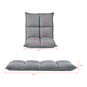 Bodensessel Deinze im 2er-Set verstellbar [en.casa]