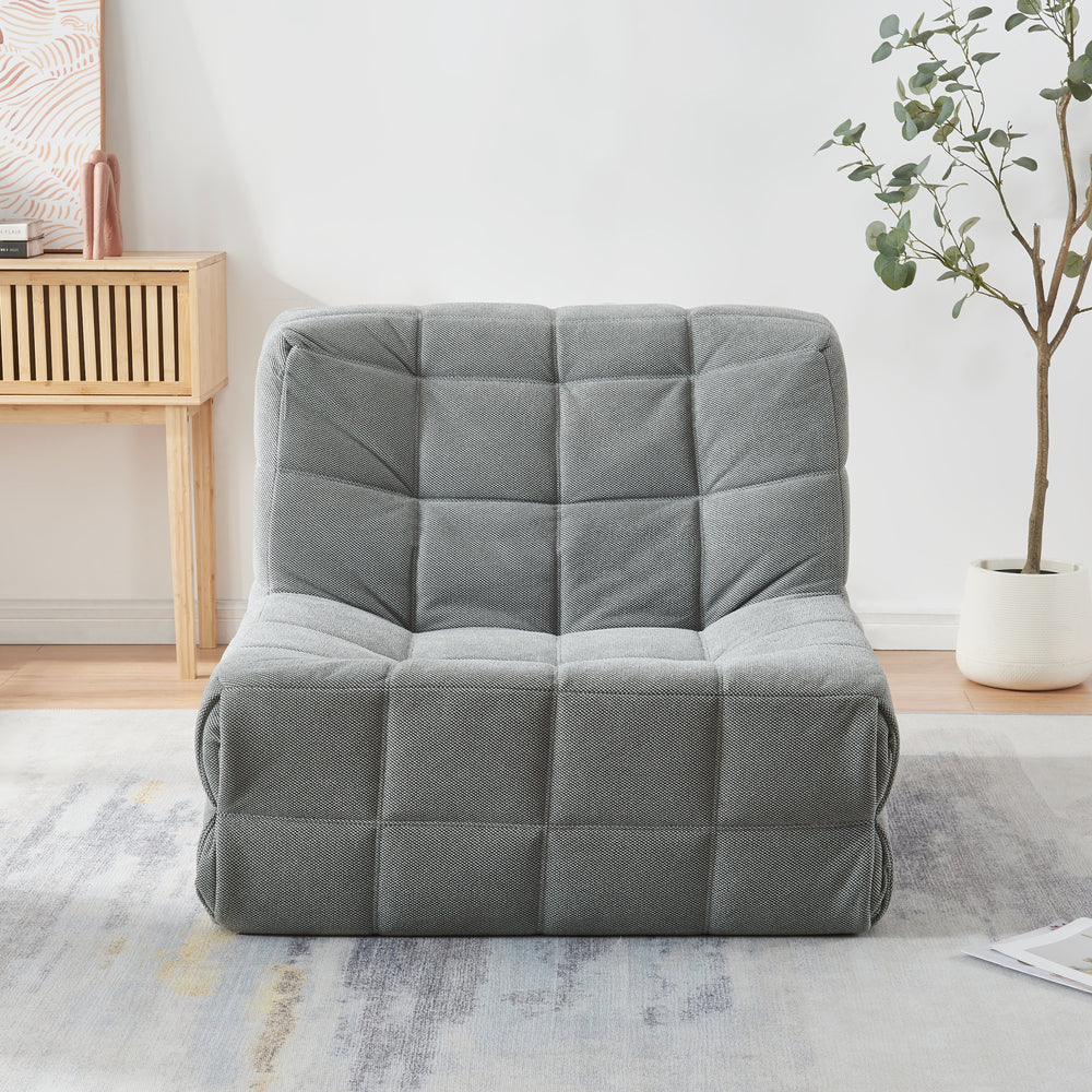 Bodensessel Koskyvn 75x90x100 cm Textil [en.casa]