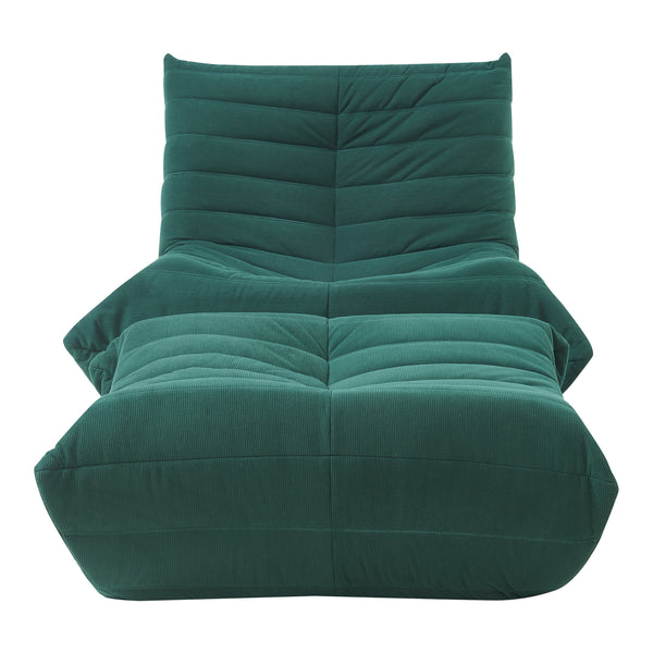 Bodensessel mit Fußhocker Kodsø 75x90x100 cm [en.casa]