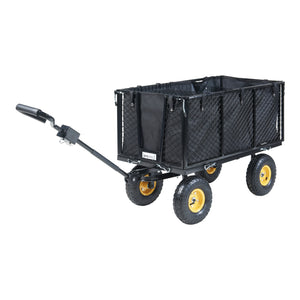 Bollerwagen Corropoli 112x51 cm max. 550kg Schwarz/Gelb [pro.tec]