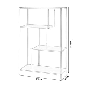 Bücherregal Reisjärvi [en.casa]