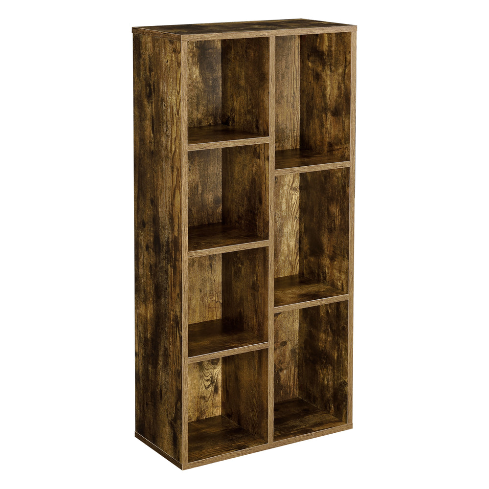 Bücherregal Nossebro Dunkler Holzton en.casa