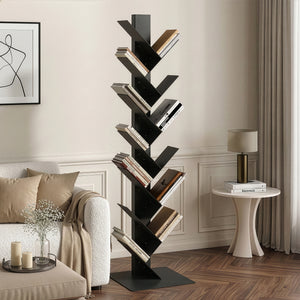 Bücherregal Eksjö Baumform [en.casa]