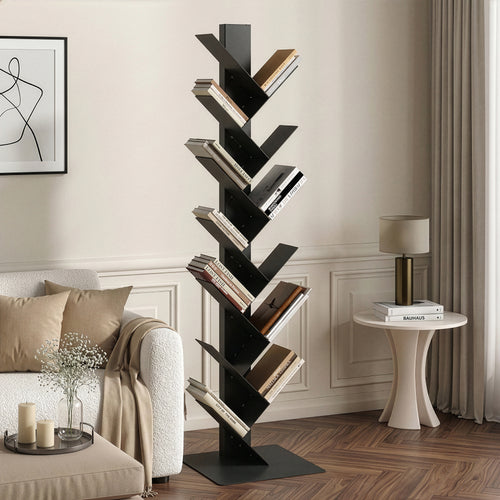 Bücherregal Eksjö Baumform [en.casa]