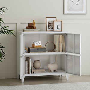 Büroschrank Hamina 80x40x82 cm in versch. Farben [en.casa]
