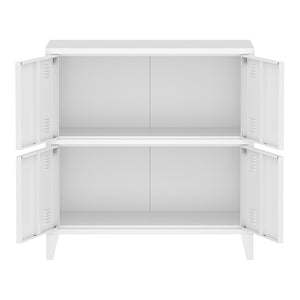 Büroschrank Hamina 80x40x82 cm in versch. Farben [en.casa]