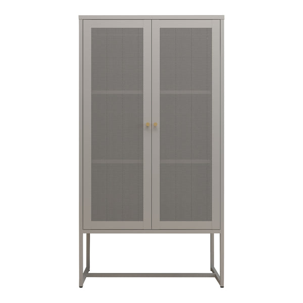 Büroschrank Sund Metall Grau [en.casa]