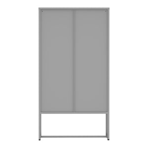 Büroschrank Sund Metall Grau [en.casa]