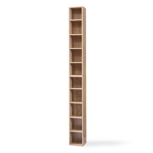 CD Regal Tynset 187x20x17 cm mit 10 Fächern [en.casa]