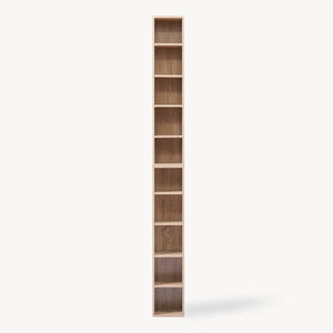 CD Regal Tynset 187x20x17 cm mit 10 Fächern [en.casa]