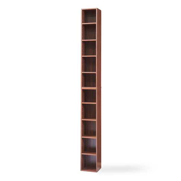 CD Regal Tynset 187x20x17 cm mit 10 Fächern [en.casa]