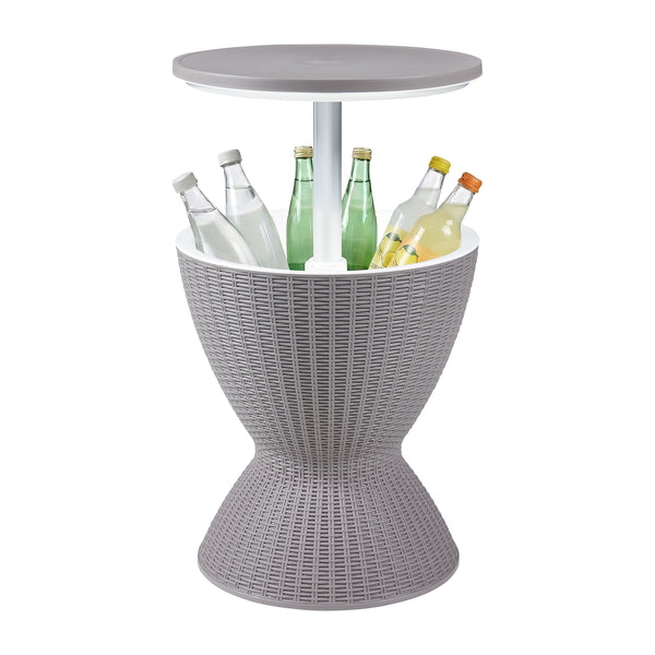 Kühltisch Atessa 58x49 cm Rattanoptik [casa.pro]